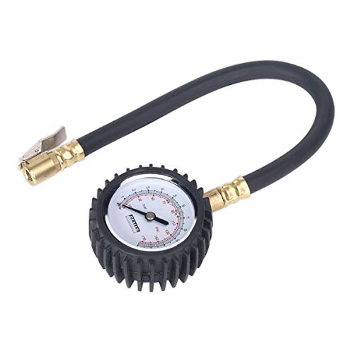 Sealey TST/PG6 Tyre Pressure Gauge with Clip On Chuck