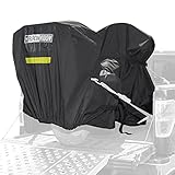 Black Widow Trailerable Full Dresser Motorcycle Cover