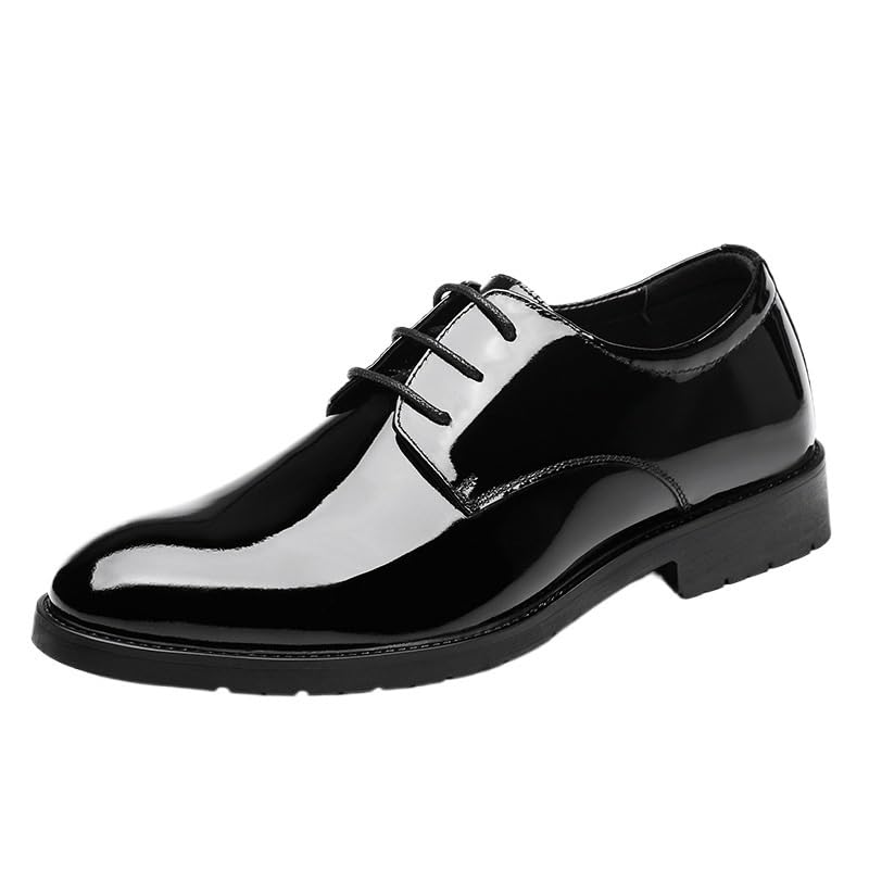 Men's Fashion Suit Tuxedo Metal Shoelaces Weeding Prom Derby Shoe