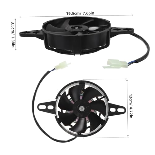 Ventilador de refrigeración para radiador de ATV y moto de cross eléctrica de 250mm 2