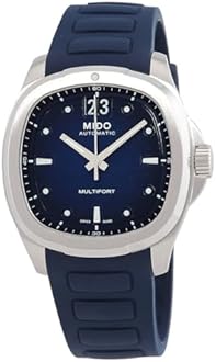 MIDO Multifort TV Big Date - Swiss Automatic Watch for Men - 40mm Case with Transparent Caseback
