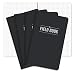 Field Notebook - 5"x8" - Black - Graph Memo Book - Pack of 4