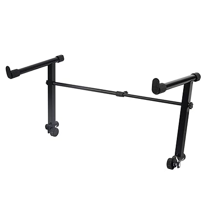 Miwayer Keyboard Stand 2nd Tier Add-On for width of 1?0.1 inches Keyboard Stand, Keyboard Stand Extension Adapter Adjustable Width (Keyboard Stand Extension)