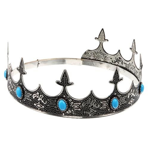 Gogogmee Corona Vintage para Hombre Diadema Retro Resistente para Cosplay y Fiesta Accesorio Masculino para Disfraces y Actuaciones Especiales