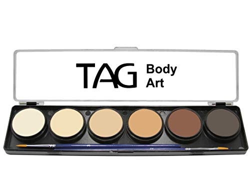 TAG Face & Body Paint - Skin Tone Palette 6 x 10g