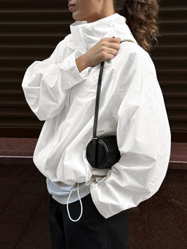 Yousify Womens Casual Lightweight Jackets Hooded Windbreaker Jacket Sun Protection Coat Spring Outerwear