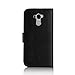 32nd Book Wallet PU Leather Flip Case Cover for Xiaomi Redmi 4, Design with Card Slot and Magnetic Closure - Black
