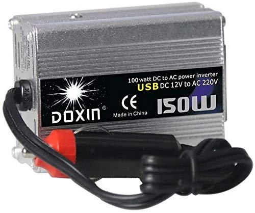 80W/1000W Reine Sinus-Wechselrichter 12V bis 220V PKW-Spannungswandler Inkl. Stecker für Zigarettenanzünder, USB-Aufladung