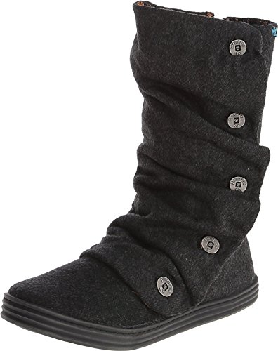 Blowfish Rammish Black Soft Herringbone Flannel 8.5 #TOP3