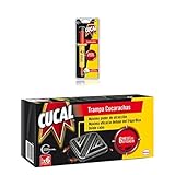Cucal Jeringa Insecticida contra Cucarachas, Insecticida contra cucarachas, Cebo en gel (listo para su uso) + Cucal Insecticida Trampa Cucarachas Doble Cebo, 6 Unidades