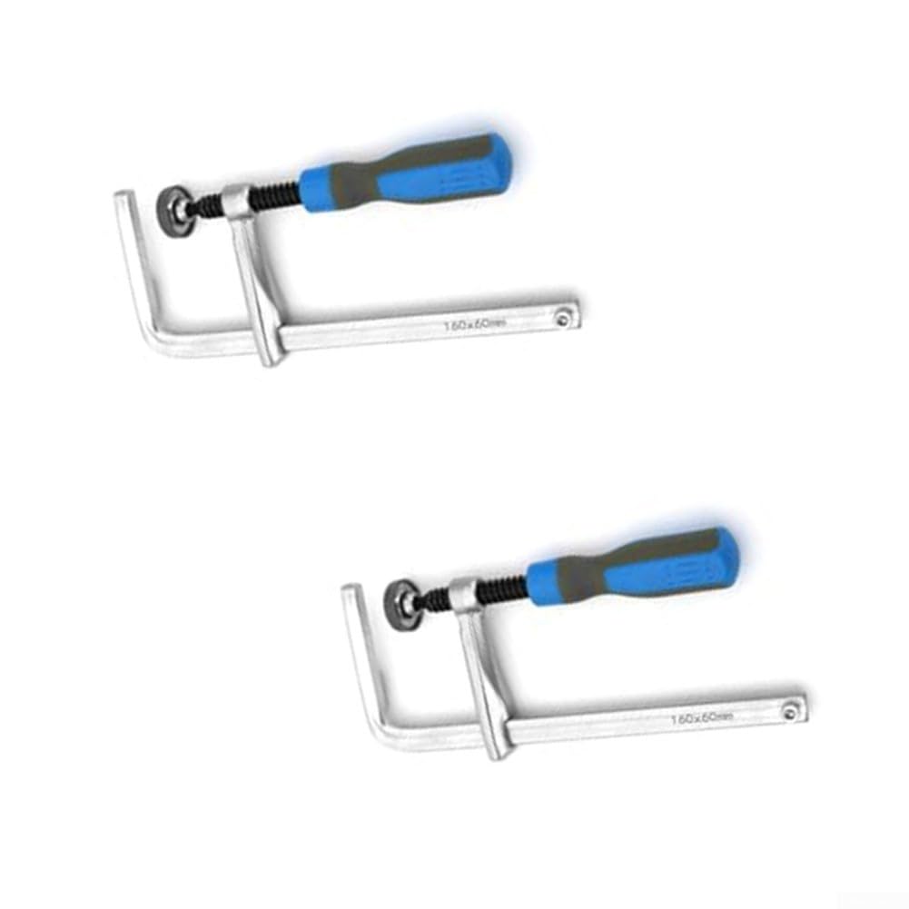 Lot de 2 pinces à queue d'aronde en métal avec bras coulissant renforcé pour divers projets de travail du bois, Serre Joint Rail de Guidage, robustes pince à bois pour rail de guidage