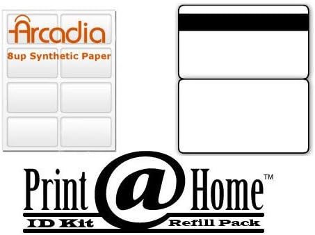 Inkjet Teslin 8 ID Card Kit with Pouches