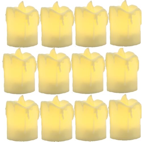 24 Vela LED Eletronica Luz para Decoração 5cm