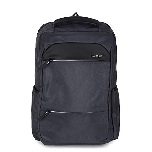 Mochila Para Notebook Executiva Impermeável em Poliéster Nobre Swissland Athena Cinza