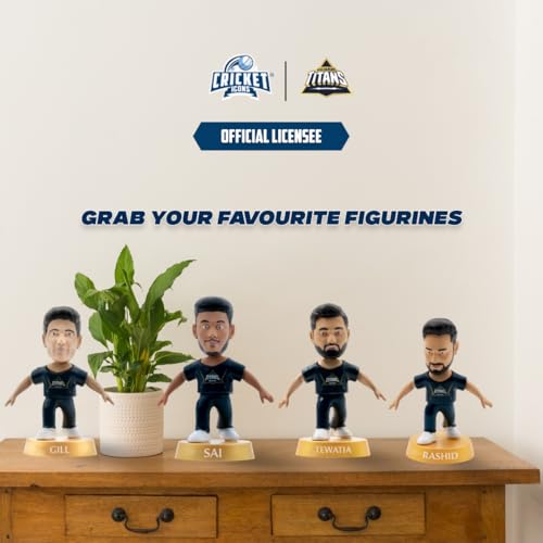 Image of Action Figure, IPL Edition 360 Rotatable Head, Cricket Player for Fans & Collectors (3 Inch Sai Sudharsan)