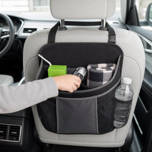 Bolsa Plegable para Asiento Coche - Almacenamiento de Accesorios 4