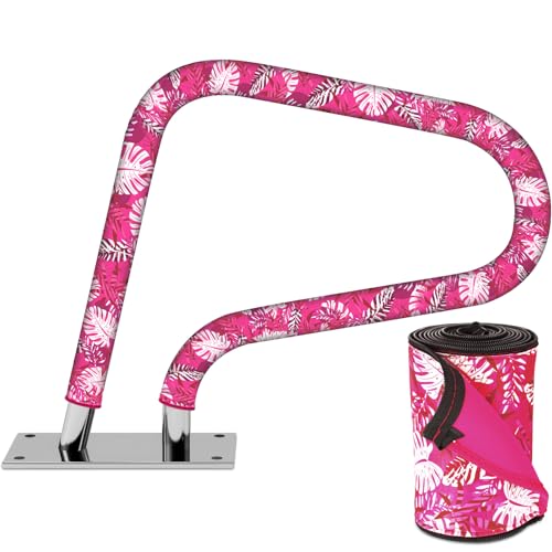 Vincreem 1 Pcs 8 ft Pool Handrail Cover with Zippers, Cute