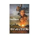 HITOTO The Outsiders Vintage Movie Poster Canvas Art Painting Decor Wall Posters Bedroom Gym Decorat