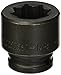 Impact Socket, 3/4 In Dr, 1-1/8 In, 8 pt