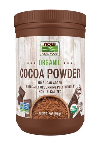 Now Foods Real Cocoa Lovers Organic Power, 12Oz 340G