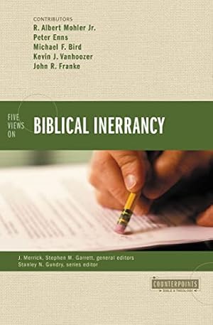Book cover Five Views on Biblical Inerrancy (Counterpoints: Bible and Theology)