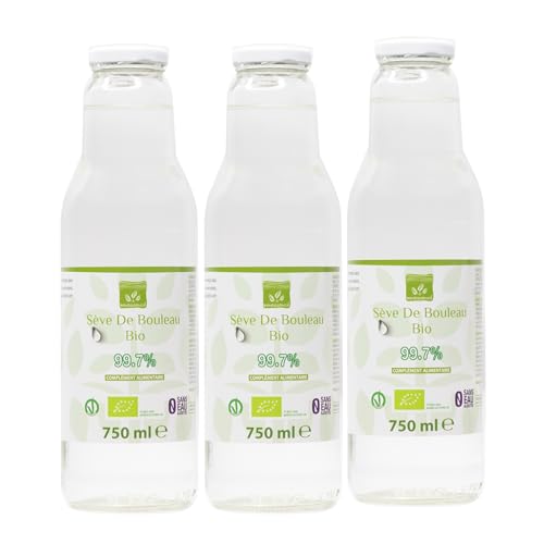 Benessence - Sève de Bouleau biologique - 3 x 750 ml
