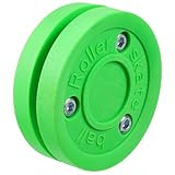 vicasky puck hockey riutilizzabile in abs durevole per allenamento e su ghiaccio e accessorio multisport per hockey su rotelle e inline superficie liscia e resistente