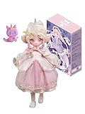 1/12 BJD Dolls Blind Box for Girls Surprise Gifts,Kawaii The Lulu Elf Story BJD Dolls Series Collectable Action Figure Posable Dress Up BJD Doll(Pink)