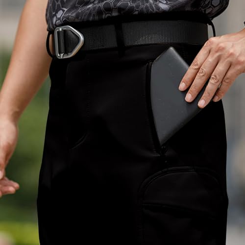 Tactical Pants for Men Lightweight Breathable Athletic Stretch Outdoor Hiking Cargo Sweatpants with Pockets4