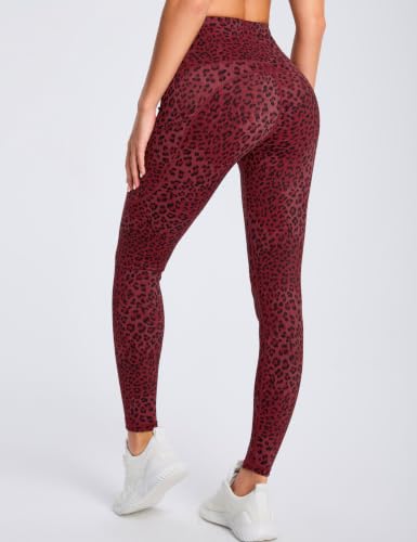 Image of THE GYM PEOPLE Thick High Waist Yoga Pants with Pockets, Tummy Control Workout Running Yoga Leggings for Women