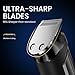 Ufree 3-in-1 Beard Trimmer Kit, Men's Electric Shaver Razor for Mustache Body Nose Facial Hair, Professional Hair Trimmer, Rechargeable Clippers, Waterproof Beard Grooming, Birthday Gifts for Men