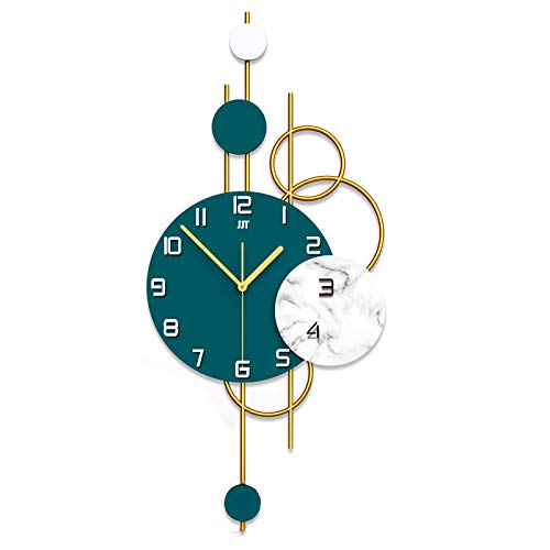 Orologio da Parete, Cifre Romane Orologio Industriale Europeo da Parete Silenzioso Rotondo in Metallo Moderno di Grandi Dimensioni, 40 * 80 cm