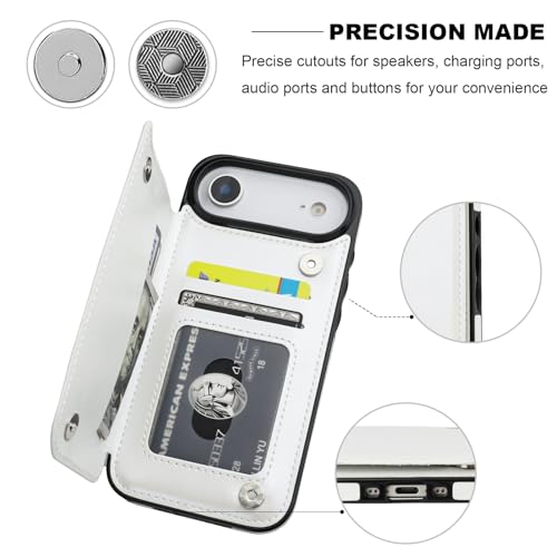 Housse en cuir synthétique durable pour iPhone 17 Air de 17,6 cm