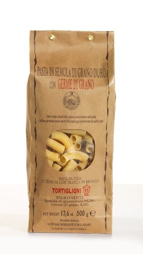 Antico Pastificio Morelli - Tortiglioni germen grano (500gr) - Drawn to el bronce - 3 paquetes Paquete (3 x 500g)