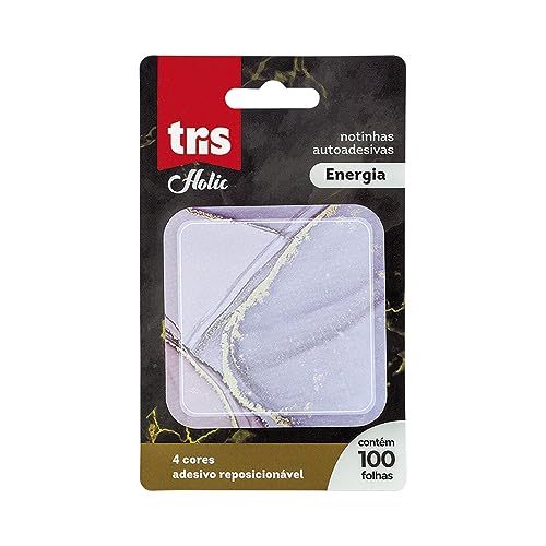Nota Autoadesiva Tris Holic Energia 70 X 70 mm 100 Folhas