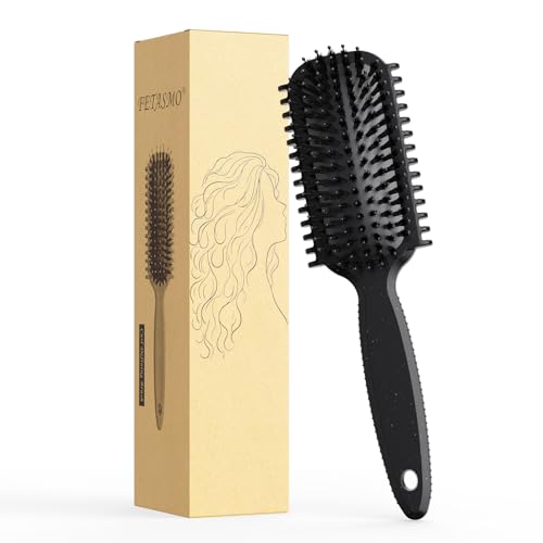 FETASMO Curly Hair Brush Black