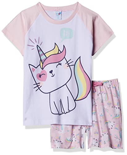 Pijama Curto, Tip Top, Meninas, Rosa, 6