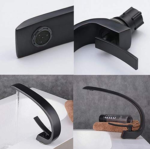 Torneira Misturador Monocomando Stylus Luxo Preta TP10532B