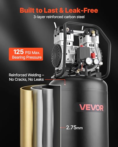 VEVOR 2HP 20 Gallon Portable Compressor