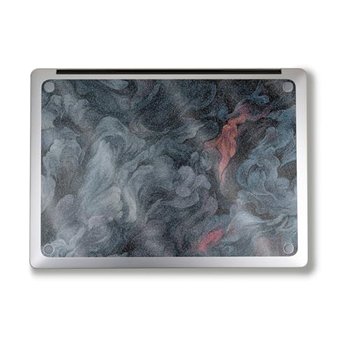 Image of Glossy Glitter Laptop Skin Compatible with Surface Laptop 7 15 inch (2024) - Storm Cloud - Premium 3M Vinyl Protective Wrap Decal Cover - Easy to Apply | Crafted in The USA by MightySkins