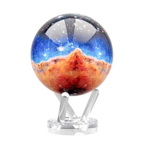 MOVA Globe - la Nebulosa Carina de James Webb Signature (6') | Pantalla de escritorio alimentada por energía solar inspirada en imágenes de la NASA | Sin pilas ni cables