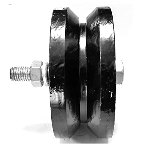 Cast Iron V-Groove Wheel with Straight Roller Bearing #TOP27