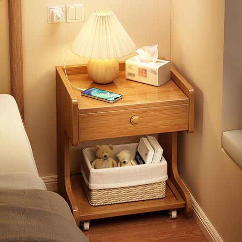 Table de chevet bohème avec 2 tiroirs pour désencombrer votre chambre