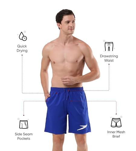 Image of Speedo Men's Xpress Lite Essential Medley Logo Printed Watershorts