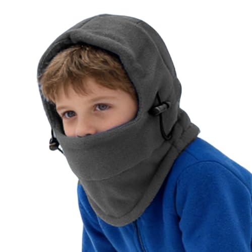 Máscara de esquí para niños con tejido flexible deportivo contra el viento