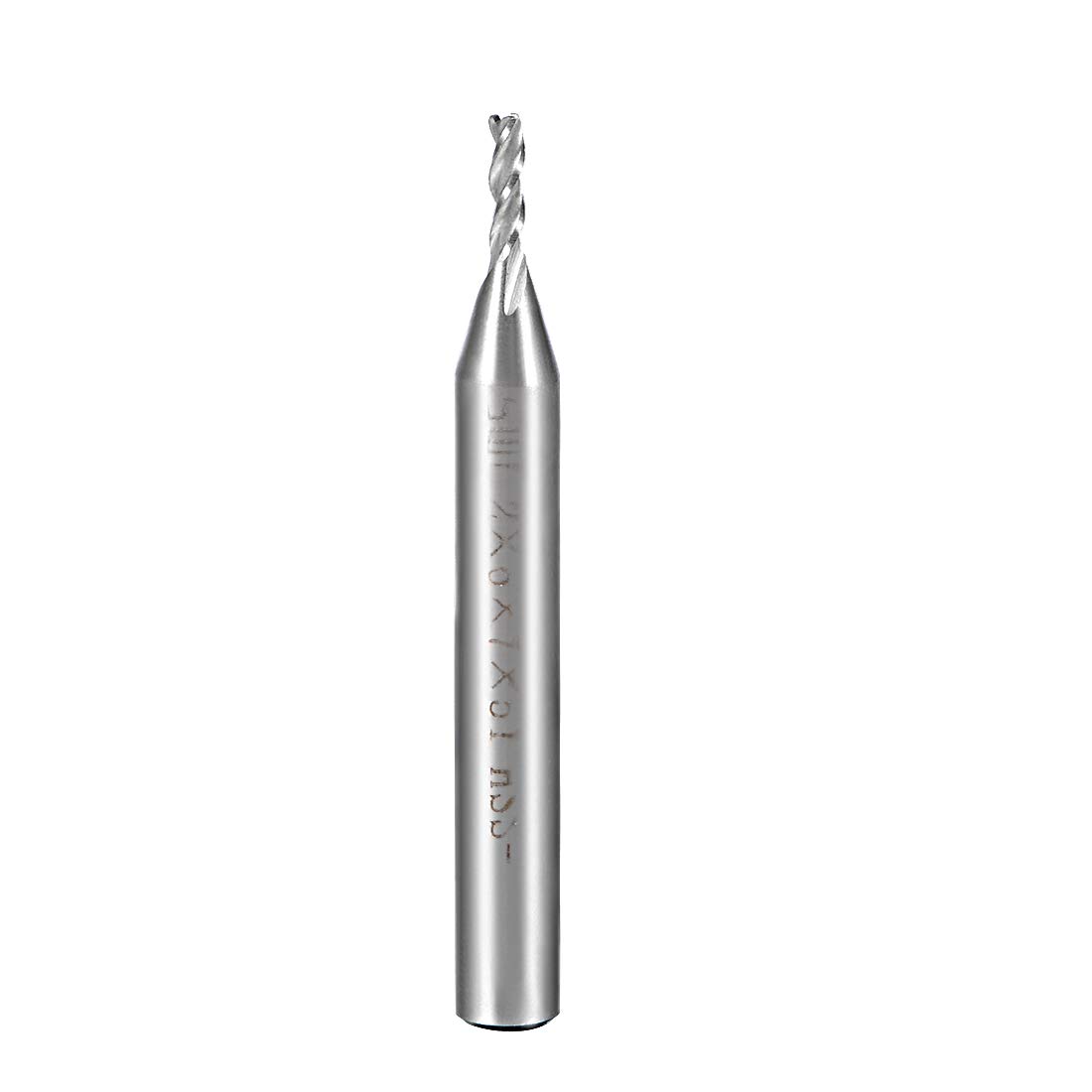 uxcell 10PCS High Speed Steel HSS-AL 3 Flute Straight End Mill Cutter CNC Router Bits, 6 x 6 x 13mm