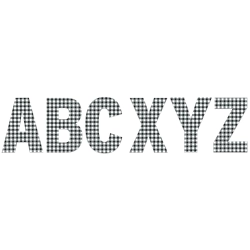 Lettres décoratives Vichy Eureka grand format pour décors clairs