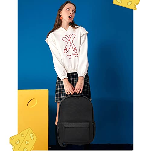 Telena School Backpack For Boys Classic Middle High School Backpack Bookbag For Teen Girls Boys Kids, Black #TOP1