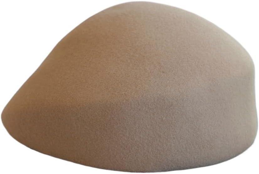 JSEIAJB Solid Color Woman Autumn and Winter Beret Version of Everything British Retro hat Woman(E)