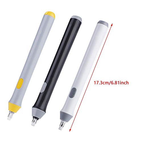 Battery Operated Pencil Eraser,Electric Eraser Kit With 22 Eraser Refills Automatic Eraser Kit For Art Pencils, Drawing, Painting(Black) #TOP7